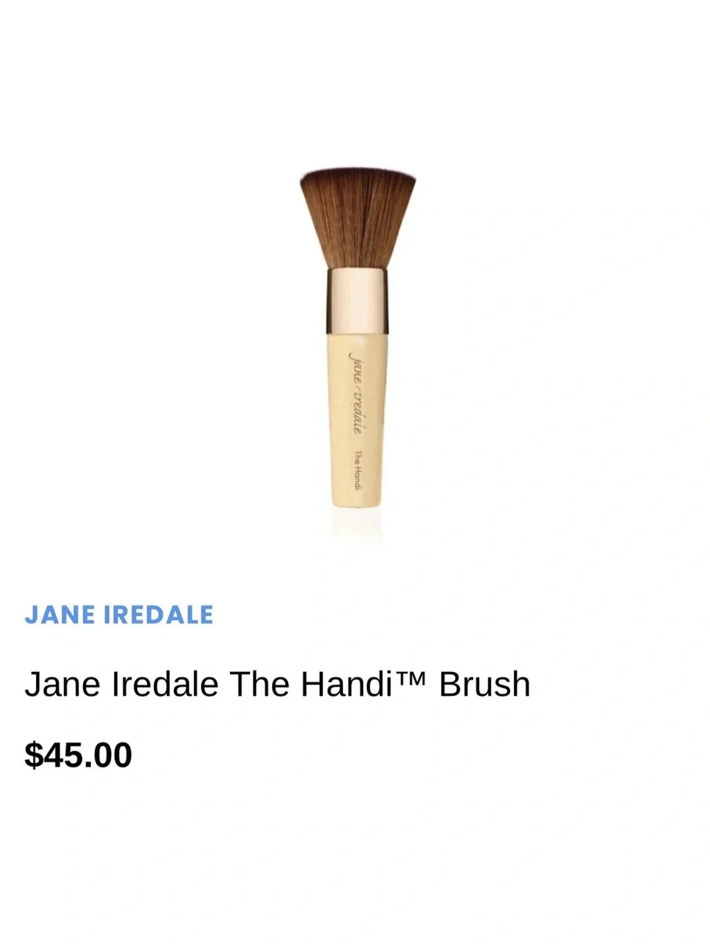 jane iredale The Handi Brush — Cream Handle